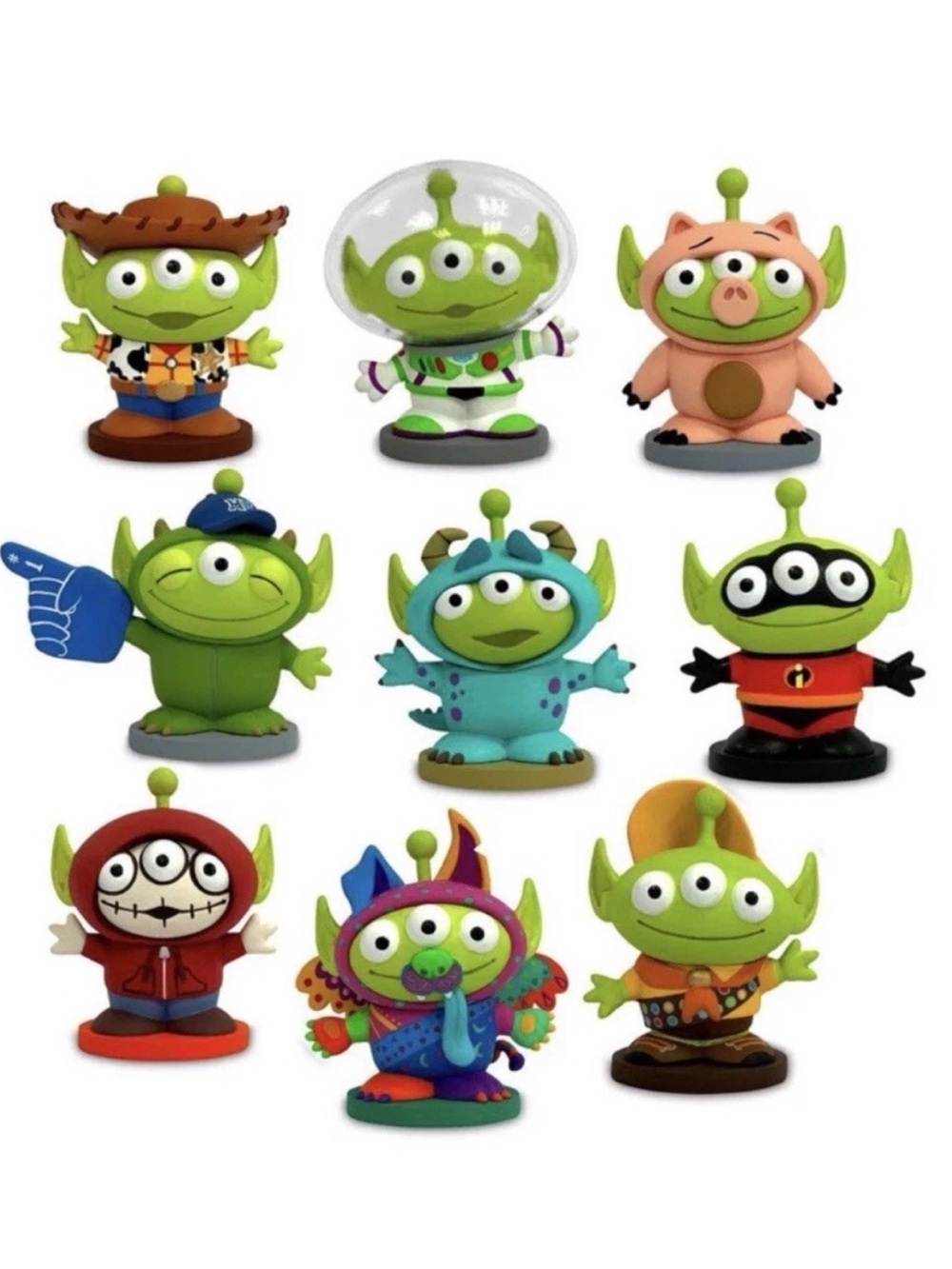 Disney Pixar Toy Story Alien Remix
Deluxe 9-Piece Vinyl Figure Play Set New